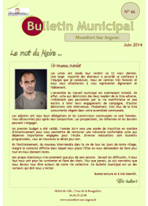 Bulletin des Manifestations juin 2014