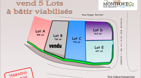 terrains à vendre