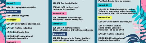 En janvier, au Caméléon