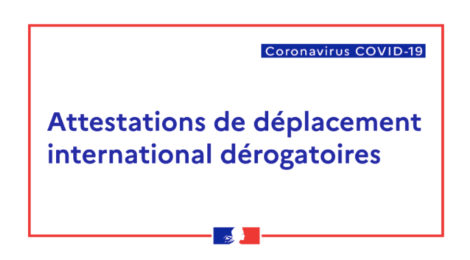 Covid-19  Attestation de déplacement dérogatoire