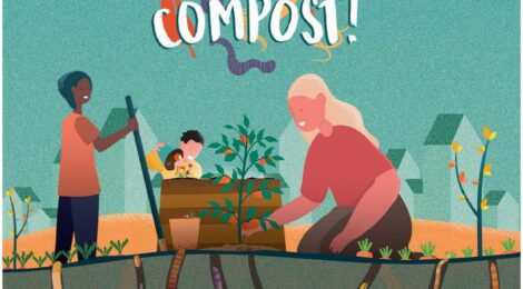 Compost'Café dans les jardins de la mairie, le 2 avril