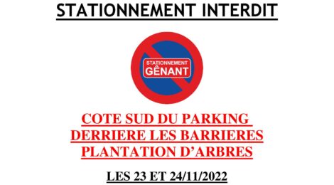 Interdiction de stationner