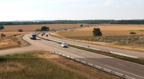 Réglementation temporaire de circulation sur l'autoroute A8