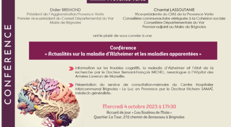 Conférence sur la maladie d'Alzheimer et les maladies apparentées